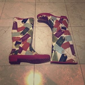 Coach - Rainboots, Size 8